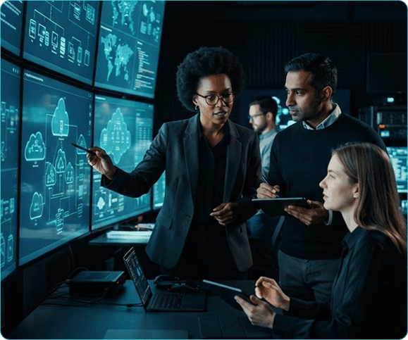 Buyer questions and technical support command center