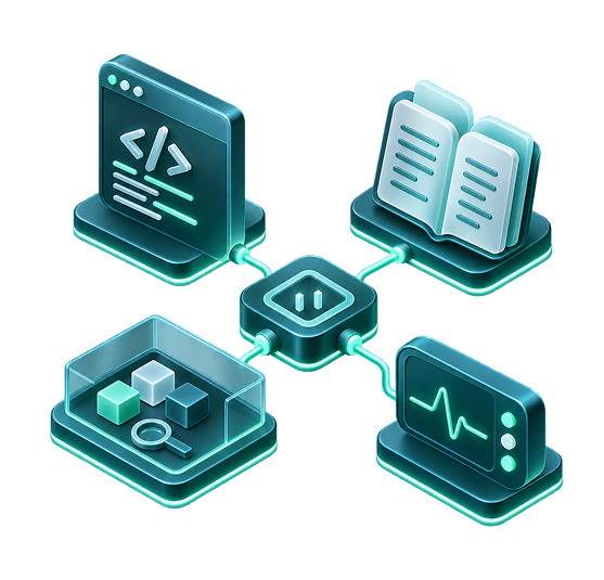 Media Operations Architecture Concept Isometric Illustration