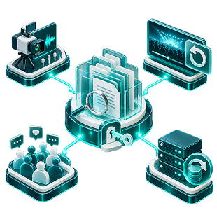Media Architecture and Operational Evidence Illustration